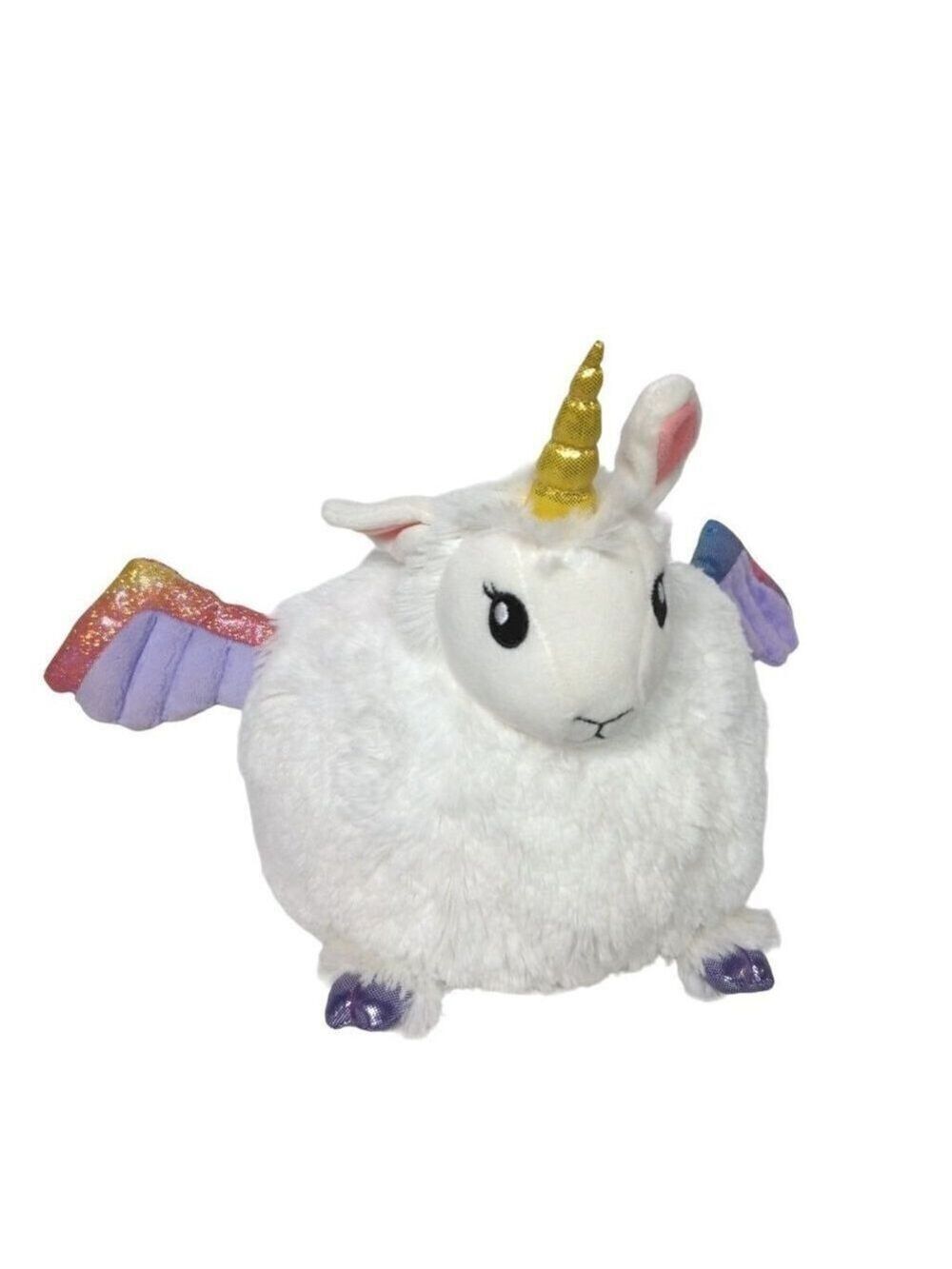 Squishable White Unicorn Pegasus Glitter Plush 11 Inch